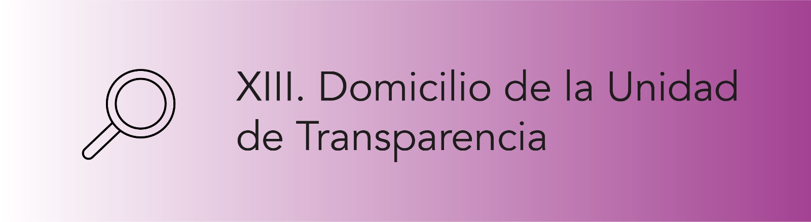 Imagen que permite conocer el Domicilio de la Unidad de Transparencia