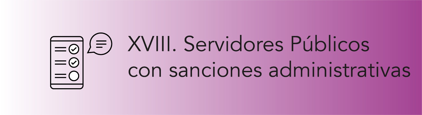 Imagen que permite conocer a los Servidores Públicos con sanciones administrativas
