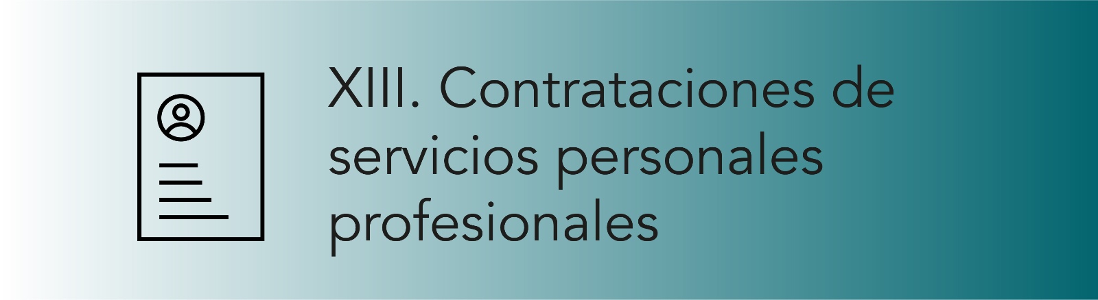 Imagen que permite conocer las Contrataciones de servicios personales profesionales