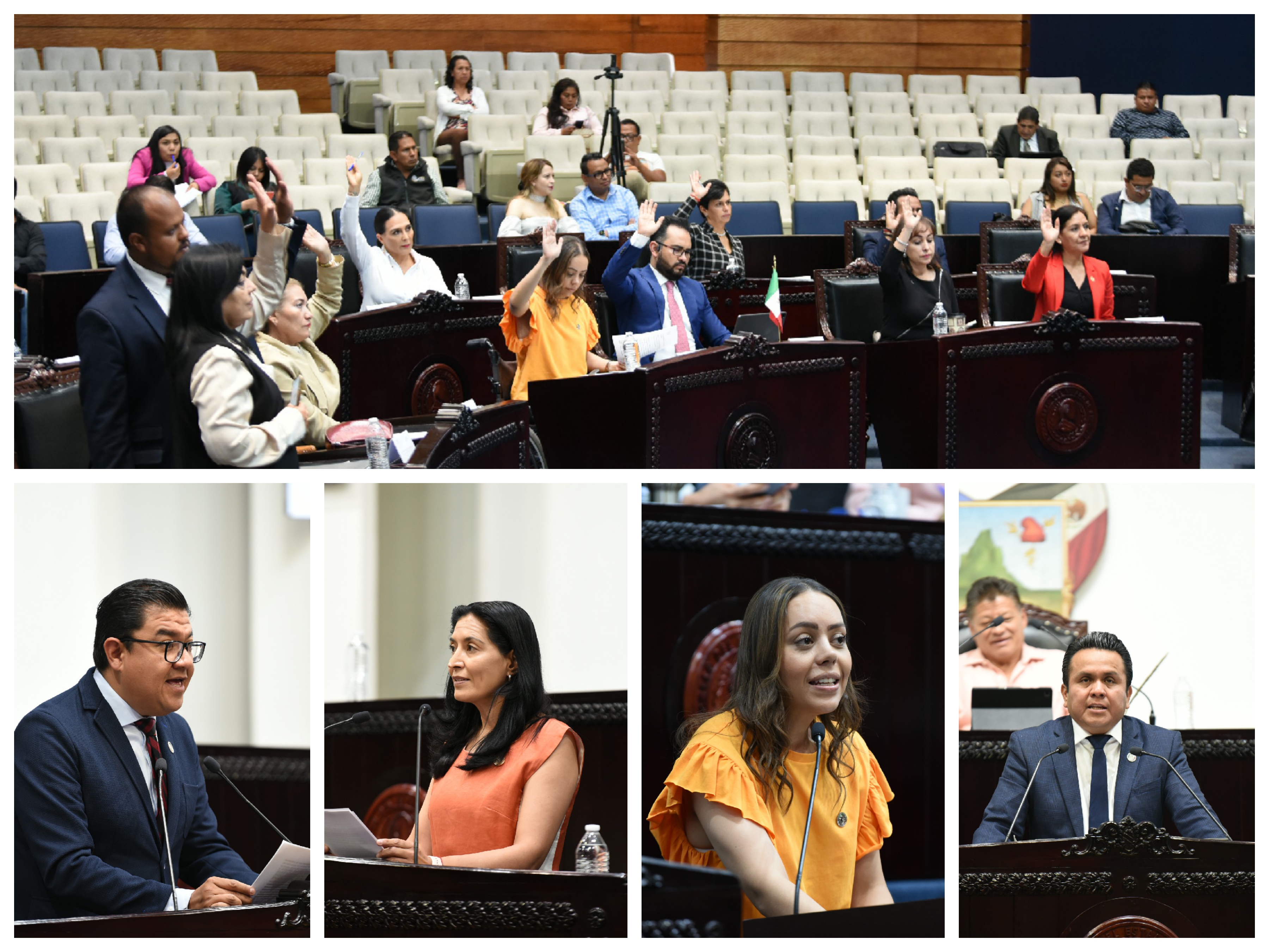 Imagen de Diputados Juveniles en tribuna