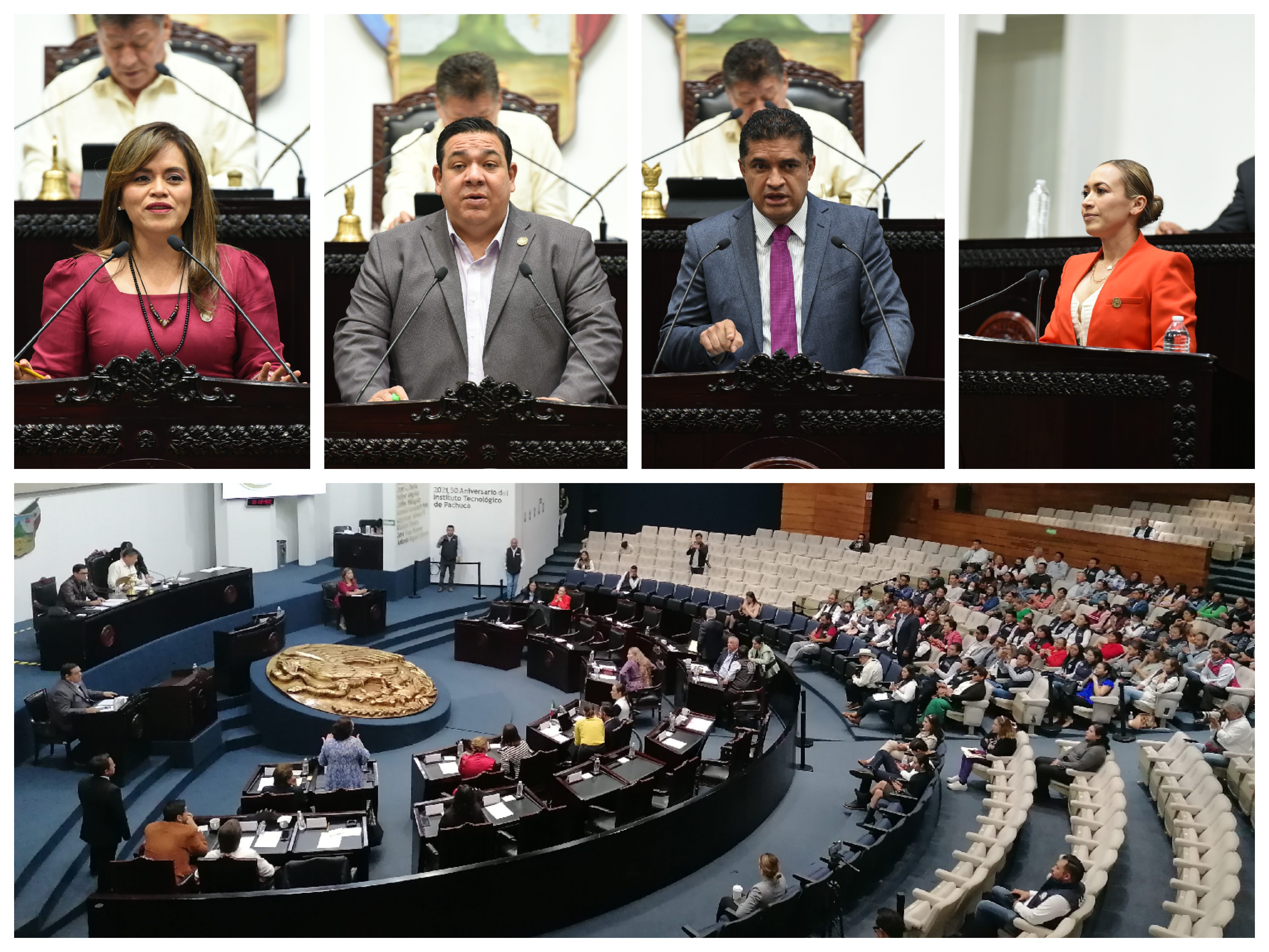 Imagen de Diputados en tribuna durante la sesión ordinaria número 132