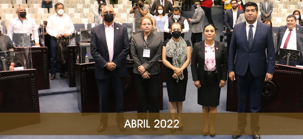 imagen que muestra a los diputados integrantes de la directiva del mes de abril de 2022-abre en una nueva pestaña