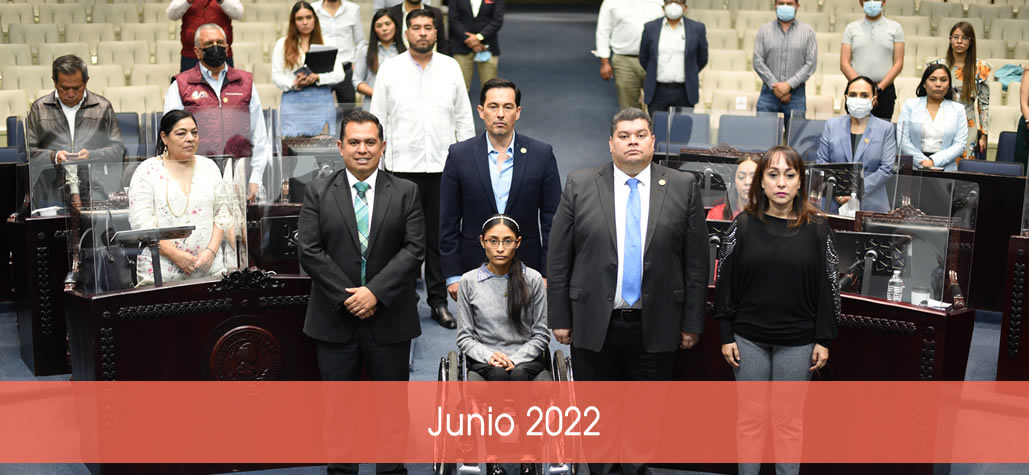 imagen que muestra a los diputados integrantes de la directiva del mes de junio de 2022-abre en una nueva pestaña