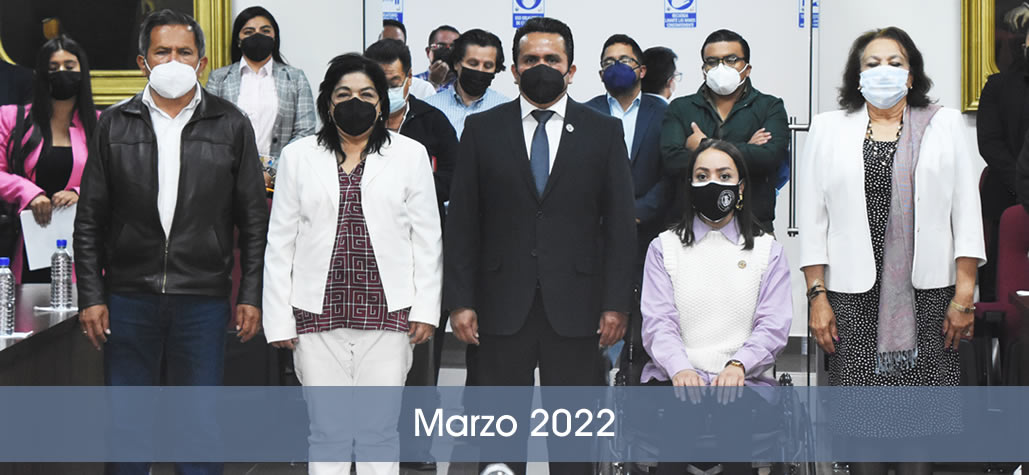 imagen que muestra a los diputados integrantes de la directiva del mes de marzo de 2022-abre en una nueva pestaña