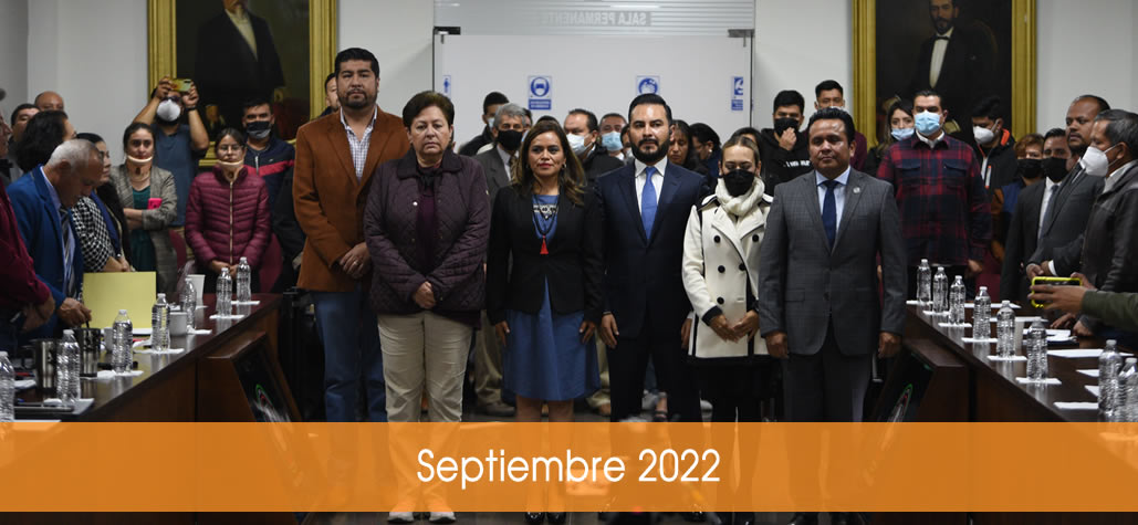 imagen que muestra a los diputados integrantes de la directiva del mes de septiembre de 2022-abre en una nueva pestaña