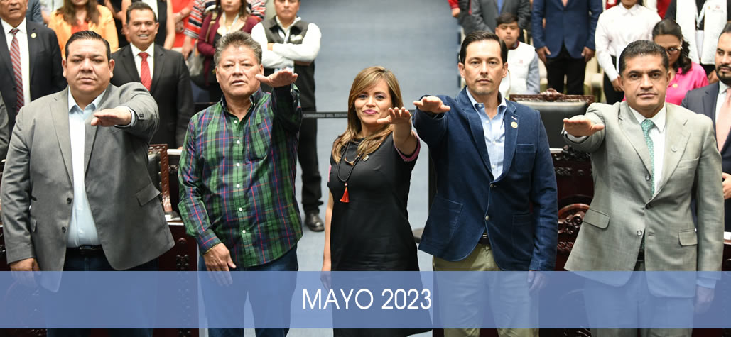 imagen que muestra a los diputados integrantes de la directiva del mes de MAYO de 2023-abre en una nueva pestaña