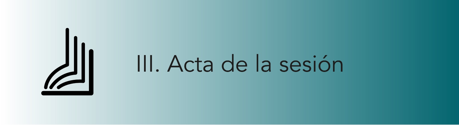 Imagen que permite conocer el Acta de la sesión