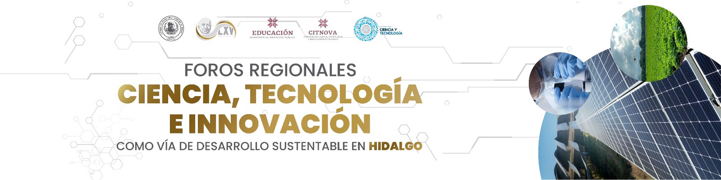 imagen que muestra la convocatoria para los foros regionales de ciencia tecnologia e innovacion